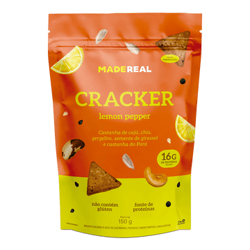 Cracker Lemon Pepper - 150g