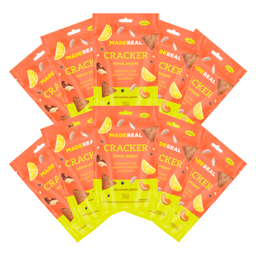 Kit Cracker Lemon Pepper Pocket 25g - 10 unidades